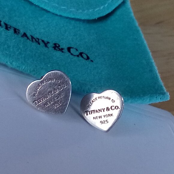 Authentic Tiffany & Co Return to Tiffany Heart Tag Stud Mini sterling silver - Picture 3 of 9